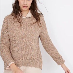 NWT! Madewell Marled Beverly Pullover Sweater M